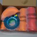 2-in-1 Rolling Ball & Car Ramp Race Track for Toddlers, Hammer Ball Drop Toy for Boys & Girls, Interactive Toys w/Sensor Lights - Montessori STEM Learning Toys - Brithday Gift for Kids 1-5+ Year Old (Blue + Red + Orange + Green)