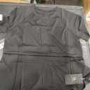 Raphin Men Compression Shirts,Cool Dry Short Sleeve Compression Shirts Sports T-Shirts Athletic Workout Shirt for Running Sports Fitness , Black M