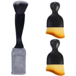 3 PCS Car Interior Detail Dust Brush,Soft Car Interior Detailing Kit Tools,Dash Duster Brush for Auto,Truck,SUV,RV Interior Cleaning