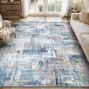Area Rugs for Living Room Rug 8x10 Bedroom Rug Washable Carpet for Bedroom Abstract Modern for Dining Room Office Low Pile Contemporary Non Slip Colorful