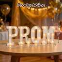 Prom Decorations 2026 Prom Light up Letters Class of 2026 Graduation Party Decorations College High School Grad Party Decor Centerpieces LED Letters Sign Tables Wall Decor