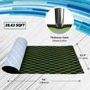 HXBYX EVA Foam Boat Flooring with 3M Adhesive Backing 6mm Thick Diamond Sea Deck Boat Carpet Marine Non-Slip Self-Adhesive Flooring Sheet for Kayak Yacht SwimPool RV 94"x43.9"/28.3"/15.3"