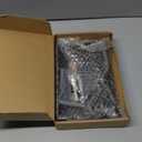 Metal Floating Floating Wall Hanging Shelving, Adhesive Wall Display Book Shelf Stand for Plant Pot, Speaker, Security Camera, Figures in Office and Home, Black 12x8 inch(30x20cm)