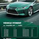 SCITOO Air Conditioning A/C Condenser for 2017-2022 for Ford F-250/F-350/F-450/F-550 Super Duty V8 6.2L; OE 30088