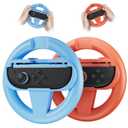 Steering Wheel for Nintendo Switch 2 JoyCon, Switch 2 Accessories Compatible with Switch 2 JoyCon Controllers, Switch 2 Steering Wheel, Racing Wheels for Mario Kart 8, 2 Pack