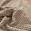 Sofa Covers Couch Covers for Sofa Pet Friendly Couch Cushion Covers Universal Sofa Covers Washable Stretch Slipcovers for Sectional Sofa (Texture Light Coffee, 2 Seats + Chaise Cover)