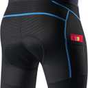 Baleaf Men's Cycling Underwear 4D Padded Bike Shorts Pocket Mountain Bike Liner Bicycle Gear (Medium, Blue)