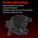 FZJDSD Rear Engine Skid Plate Compatible with Toyota FJ Cruiser 4Runner Compatible with Lexus GX460 2010-2024 Models Premium Underbody Shield & Pro Cover Replaces 51450-60050 5145060050