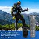 Pee Bottles for Men, Adjustable Emergency Urinal, Car Pee Bottle for Men and Women, Portable Toilet for Car, Shrinkable Personal Mobile Toilet,Urine Bottle
