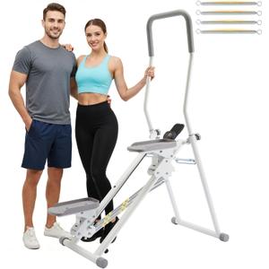 Stair Stepper for Home Vertical Climber, Foldable Full Body Exercise Aerobic Climbing Machines