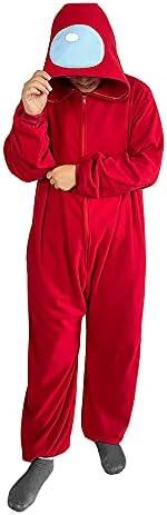 seewavom Cosplay Costume Jumpsuits for Adults Cosplay Christmas Costumes Party Kigurumi Pajamas, Small