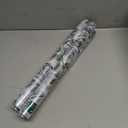 4 x Window Privacy Film with Cutting Grid, Non-Adhesive Stained Glass Window Film Decorative, Static Cling Privacy Window Film (Leaf Rainbow,17.5 X 78.7 inch)