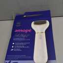 Amop Pedi Perfect Electric Callus Remover Foot File w/ Diamond Crystals, Pedicure Tool for Feet, Removes Hard & Dead Skin, Feet Scrubber & Buffer, Splashproof, w/ Extra Coarse Roller Head, 1 Count