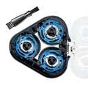 SH50 Replacement Blades Whole Head Part Compatible with Philips Norelco 5000 Replacement Heads,for Norelco Series 5000 (S5xxx), PT7xx, PT8xx,SH50 Replacement Blades for Series 5000 Razors (1 Count (Pack of 1))