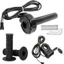 Q20 Full Twist Throttle with Rolling Bearing, Ebike Throttle Grip Cable Kit Compatible with Q20 Electric Dirt Bike