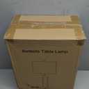 GyroVu 25.5'' Set of 2 Modern Bedroom Table Lamps with USB C+A Ports, Color Changeable, Brown Night Stand Lamps for Bedside, Guest Room, Office, Reading