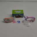 Keary 2 Pack Kids Swim Goggles for 3-15 UV Protection Anti-Fog Pool Water Swimming Goggles For Boys Girls Youth Toddler (Pink & Orange)