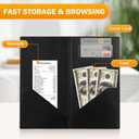 30 Pcs Server Books, Check Presenters for Restaurants, PVC Server Books for Waitress Guest Check Holder