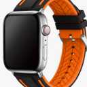 Compatible with Apple Watch Bands 49mm 46mm 45mm 44mm 42mm 41mm 40mm 38mm Silicone Diver Model Replacement Rubber Sport Watch Strap for iWatch Series 11/10/9/8/7/6/5/4/3 Ultra/SE 3/2/1