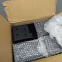 Heavy Duty Workbench Bracket Kit – Set of 8 Steel 3-Way Brackets for 4x4 and 2x4 Lumber, Ideal for DIY Garage Work Bench Legs, Woodworking Tables, Workshop Shelves, Planer Stands, and Kitchen Islands