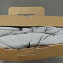 Cozy Bliss Cooling Throw Blanket for Hot Sleepers 50"x70", Q-Max 0.45 Cooling Comfort, Cold Blankets for Night Sweats Sleeping, Ultra-Cool Lightweight Breathable Blanket for Couch Bed, Mist Grey