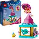 LEGO Disney Princess Twirling Ariel Toy - Building Set for Kids, Girls and Boys, Ages 5+ - Little Mermaid Toy for Fans of Movie - Ariel Doll Gift Idea for Birthdays - 43259