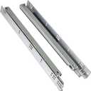 Pair of DTC 21" (533.5mm) Undermount Drawer Slides for 5/8(16mm) Thick Drawer Boxes, Silent Undermount Drawer Glides, Full Extension, Soft-Close