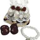 17cm Doll Clothes Set & Outfit Set for 17cm Dolls - Premium Fashion Dresses with Accessories, Luxury Chic Doll Clothing & Style Bundle Princess Pink