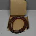 TV Cord Hider  Flexible Wall Cord Cover Low Profile Silicone Cable Raceway Self Adhesive Cut to Size Design for Hiding Wires on Wall Clean Home Setup Cable Concealment, Dark Brown, 6 Feet