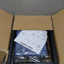 SAMRELAX Garden Tool Rack Freestanding, Heavy Duty Garden Tool Organizer, 3-tier Tool Rack, Multifunctional Yard Tool Storage with Hooks and Storage pockets for Outdoor Long-Handled Broom Shovel Rake