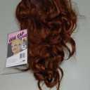 NAYOO Auburn Wig for Women, 26 Inch Long Auburn Wavy Wigs for Women, Natural Looking Cooper Red Wig, Copper Red Cosplay Halloween Wigs