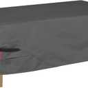 Porch Shield Patio Coffee Table Cover - Waterproof Outdoor Furniture Rectangular Small Table Covers 42 x 24 inch, Black