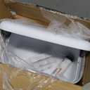 ELPHECO Kitchen Compost Bin with Lid 1.8 Gallon Hanging Trash Can with Lid, 7 Liter Wall-Mounted Garbage Can for Kitchen Cabinet Door, Small Under Sink Trash Can for Cupboard, Bathroom, Office