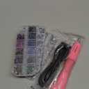 Worthofbest Hotfix Rhinestone Setter, Hot Fix Applicator Tool Bedazzler Kit with rhinestones, Kit, Hot Fixed Wand for Clothes Clothing Fabric Crafts, 5000 Pcs, AB Crystal, Clear, 3 Gems Sizes, Tips