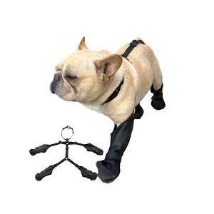 Becrown  Dog Suspender Boots, Size Large