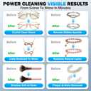 Ultrasonic Cleaner, 48KHz Jewelry Cleaner 400ML, Ultrasonic Retainer Cleaner for Eyeglasses Rings Watch Band Necklace Earing, Multi Deep Cleaning Modes, White