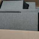 4-Step Wide Dog Stairs with Storage 23" H, Non-Slip Sturdy Pet Steps for High Bed Couch Window, Pet Stairs for Small/Medium/Large Old Dogs Cats Up to 220lbs, Cat Dog Steps for Car/SUV, Grey