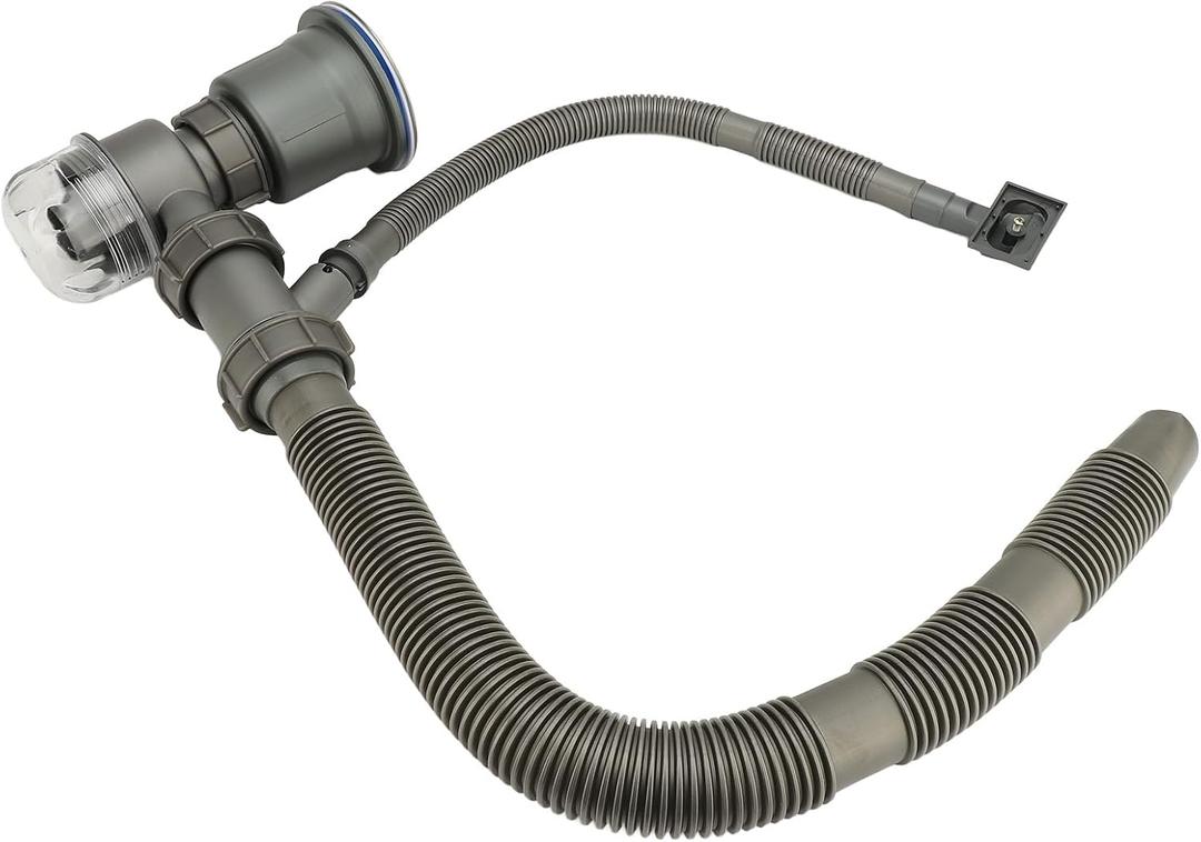 Single Kitchen Sink Drain Pipe Kit, Flexible Drain Pipe Kit, Professional Basin Drain Pipe Kit for Kitchen Sink Drainage and Garbage Disposal