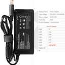 Laptop Charger Compatible for HP Compaq Presario CQ57 CQ60 CQ56 CQ61 CQ62 CQ50 CQ45, HP Pavilion G4 G6 G7 DV4 DM4 DV5 DV6 G60 DV7