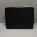 Anbte 2ft Folding Camping Table Max 29.5", 3 Adjustable Height Aluminum Small Folding Table with Storage Net & Portable Handle, Lightweight, for Travel Outdoor Beach Picnic Camp, 23.2" x 16", Black