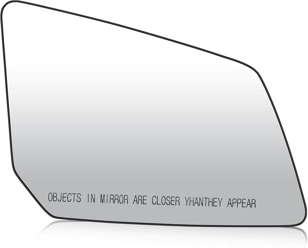 Passenger Right Side View Heated Mirror Glass Replacement for 2007-2016 GMC Acadia, 2007-2010 Saturn Outlook, 2009-2016 Chevrolet Traverse, Replace 15951928, 25990004, 30223, 80223, GM1324119