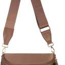 FEIBOON Spacious Nylon Crossbody Bag Bum Bag Handbags Wallets Purses Trendy Shoulder Bag for Women