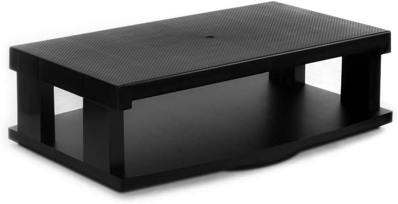 Aleratec Adjustable Swivel Stand, 360 Degree Rotating, Anti Slip Platform, TV Computer Monitor Stability - 21 Inch (Set Height 2 Tier Swivel)