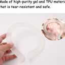 Neck Ice Pack, Ice Neck Wrap Ice Ring Hot Cold Therapy Soft Gel for Pain Relief Neck Tension and Office Neck Pressure (Purple)