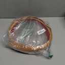 1/2" to 3/5" Height Threshold Ramp - Rubber Threshold, Floor Transition Strip, Door Strip, Wheelchair Ramp, Carpet to Tile Strip (Light Brown Coffee, 40 inches)