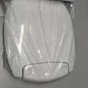 Bemis Radiance Heated Night Light Toilet Seat, Slow Close Adjustable Fit Long Lasting Plastic Seat, Round, White