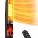 Uthfy 32IN Space Heater for Large Room,1500W Portable Electric Tower Heaters for Indoor Use,120 Oscillating PTC Ceramic Heater with 24H Timer,Thermostat,Remote,for Office Bedroom Home Living Room