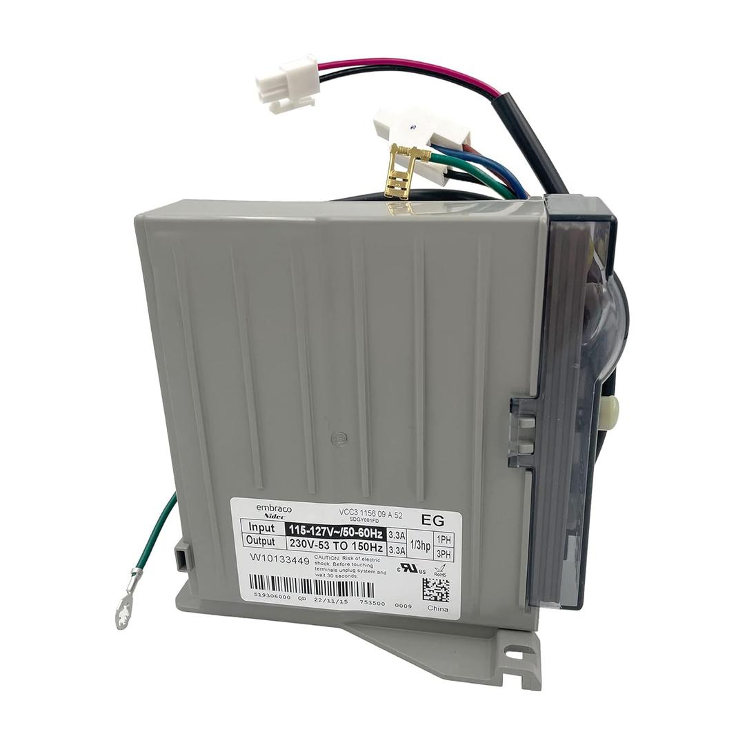 [What's Up?] W10133449 for Refrigerator Inverter Board Number: W10133449 Replaces 8201670 2209324 2221559 2223385 2224047 2304098 2304175 2306957 2997771, PS8760019, W10629033.