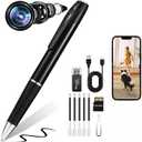 1080P Mini Hidden CameraHD Camera Pen Nanny Cam Mini Security CamerasLong Battery LifeEasy to UseMicro Pen Camera for Important Moment (GB, 32)