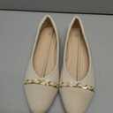 BABUDOG Women's Black Flats Shoes,White Dress Shoes for Women,Crimping Faux Suede Ballet Flats Comfortable